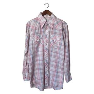VTG PRIOR PEARL SNAP BUTTON DOWN